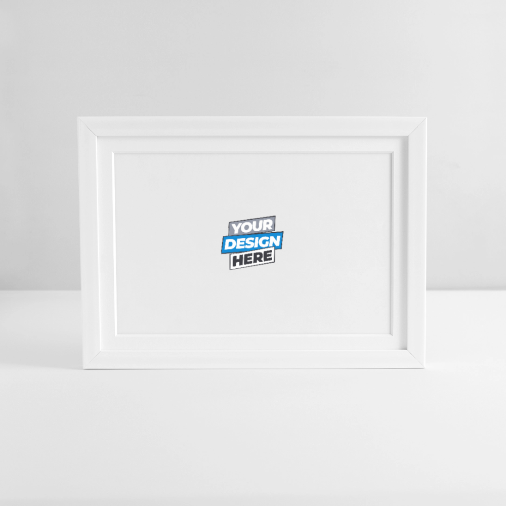 Framed poster (37 × 27 cm) Personalised - white