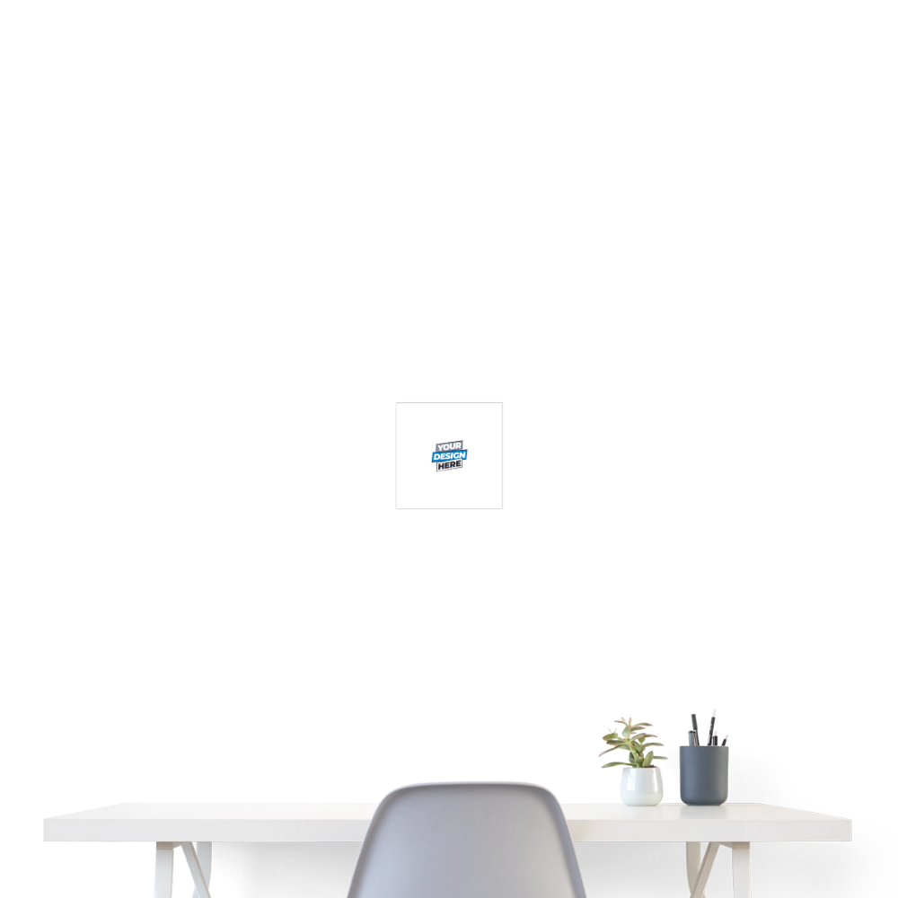 Poster 8" x 8" (20x20 cm) - white