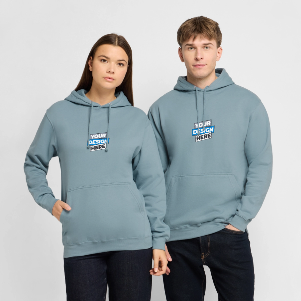 Unisex Hoodie Personalised Various Colours - stonewash blue
