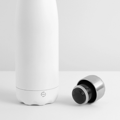 Insulated Water Bottle 500 ml Panoramic Personalised Various Colours - white