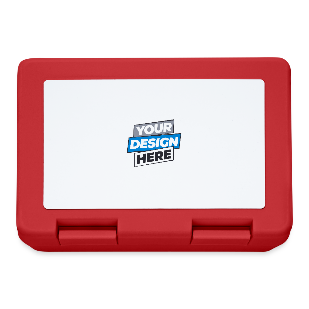 Lunchbox Personalised Various Colours - red