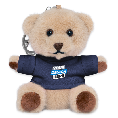 Plush Keyring Personalised Various Colours - navy