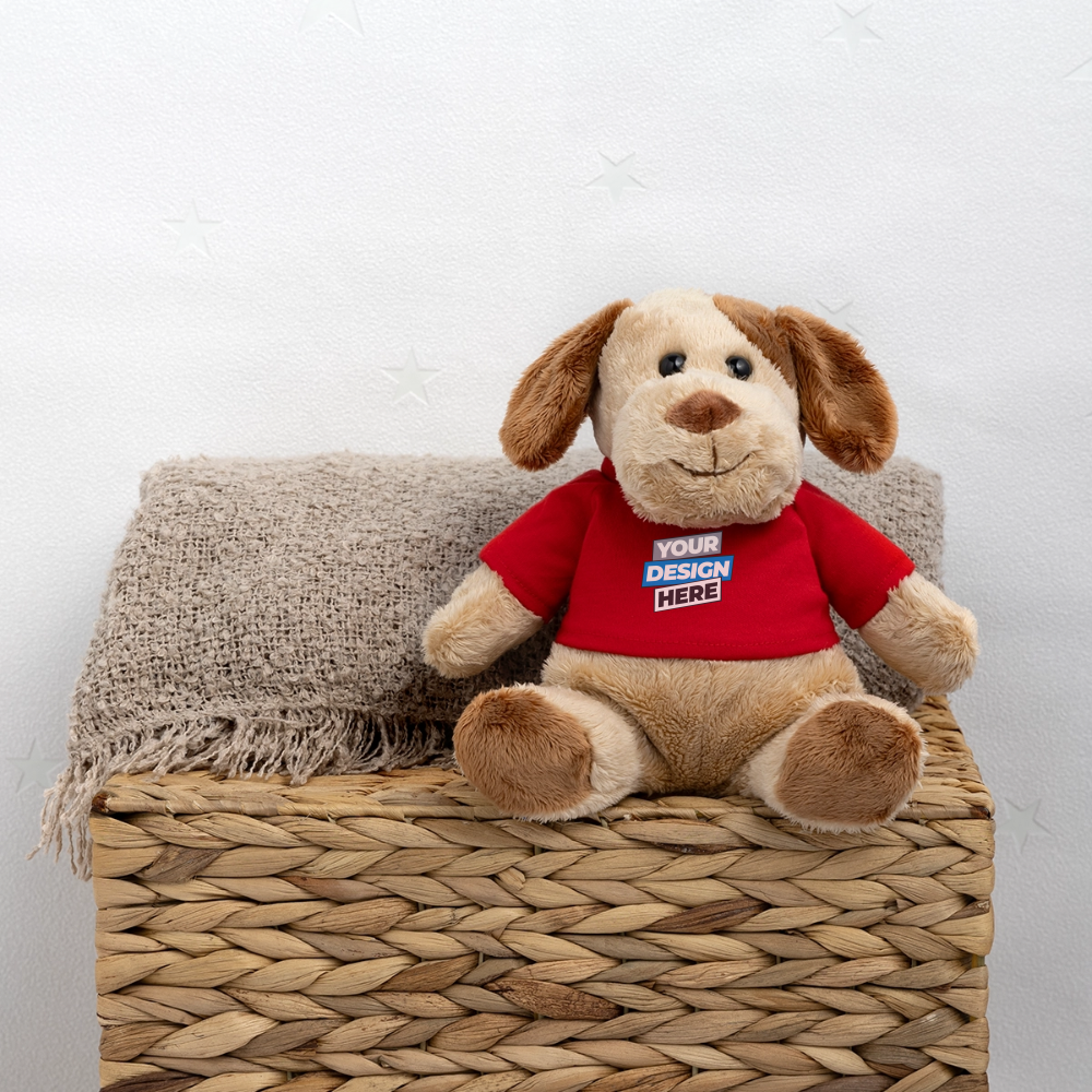 MiniFeet® Dog Helge Personalised Various Colours - red