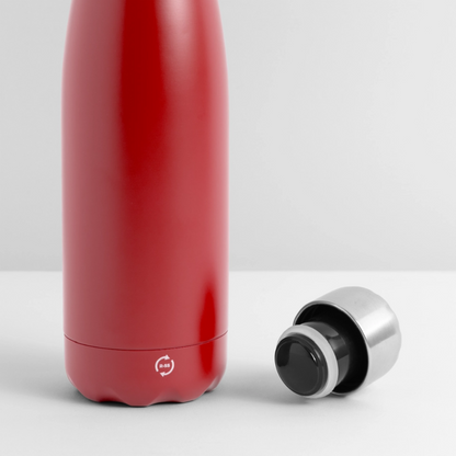 Insulated Water Bottle 500 ml Panoramic Personalised Various Colours - red