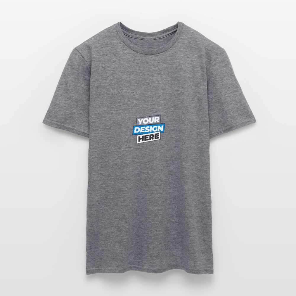 Men's T-Shirt Personalised Various Colours - graphite heather