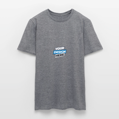 Men's T-Shirt Personalised Various Colours - graphite heather