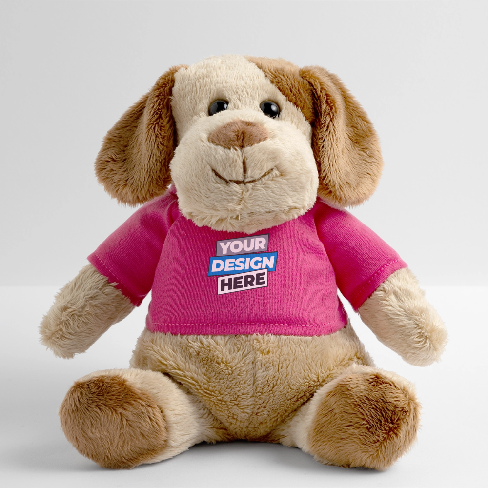 MiniFeet® Dog Helge Personalised Various Colours - pink