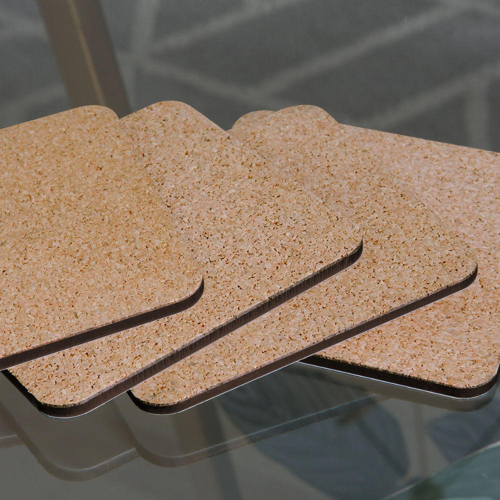 Coasters (set of 4) Personalised - white