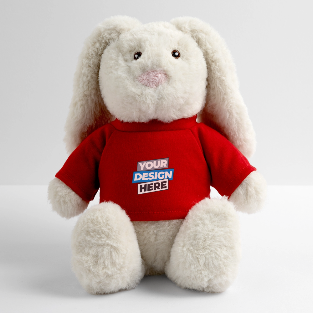 MiniFeet® RecycelHase® Bunny Cream Personalised Various Colours - red