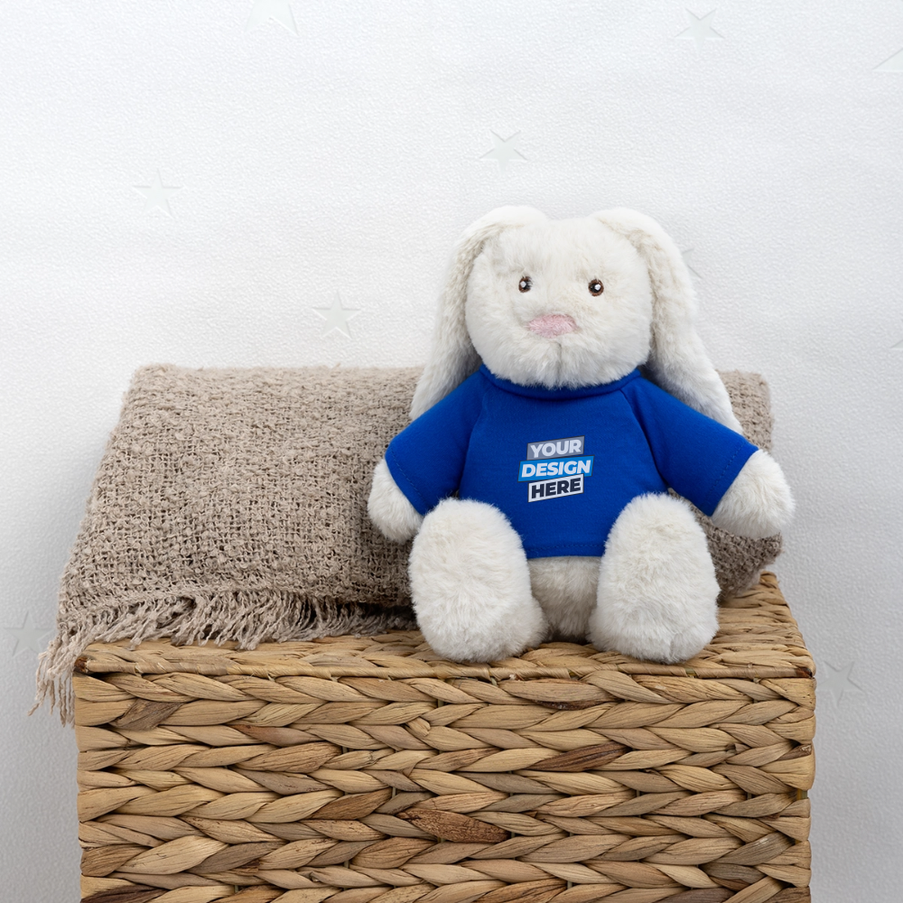 MiniFeet® RecycelHase® Bunny Cream Personalised Various Colours - royal blue