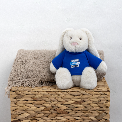 MiniFeet® RecycelHase® Bunny Cream Personalised Various Colours - royal blue