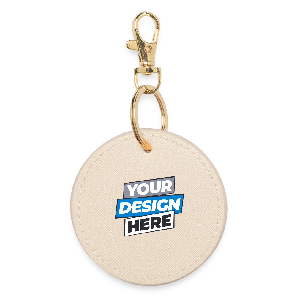 BOUTIQUE Keyring Personalised Various Colours - oyster