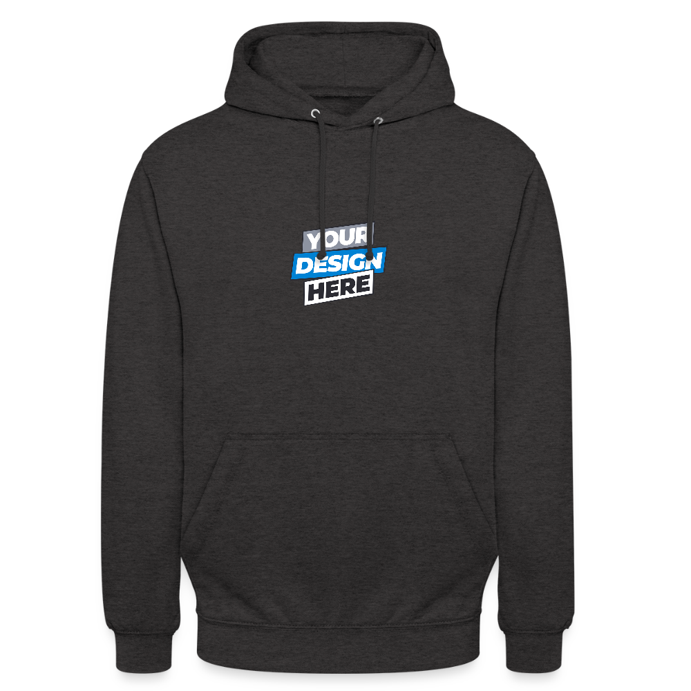 Unisex Hoodie Personalised Various Colours - charcoal grey