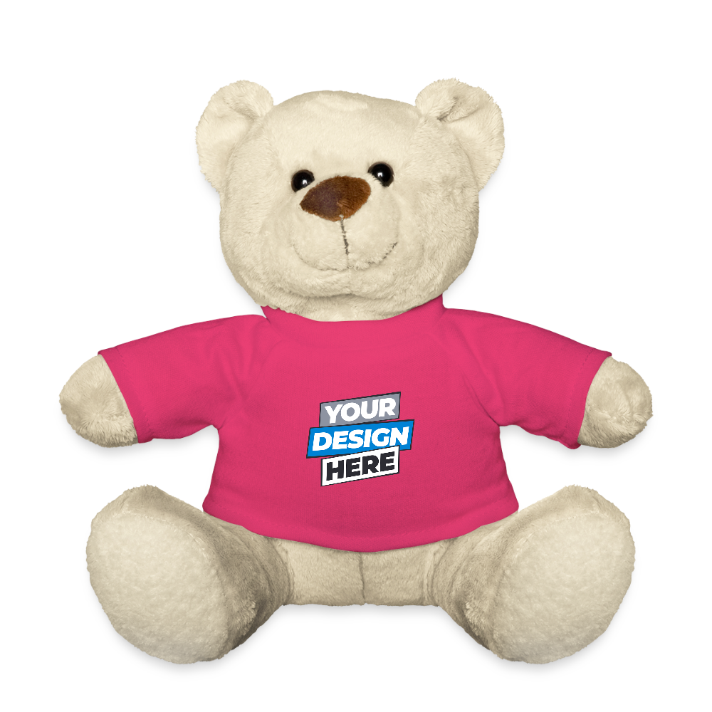 Teddy Bear Personalised Various Colours - pink