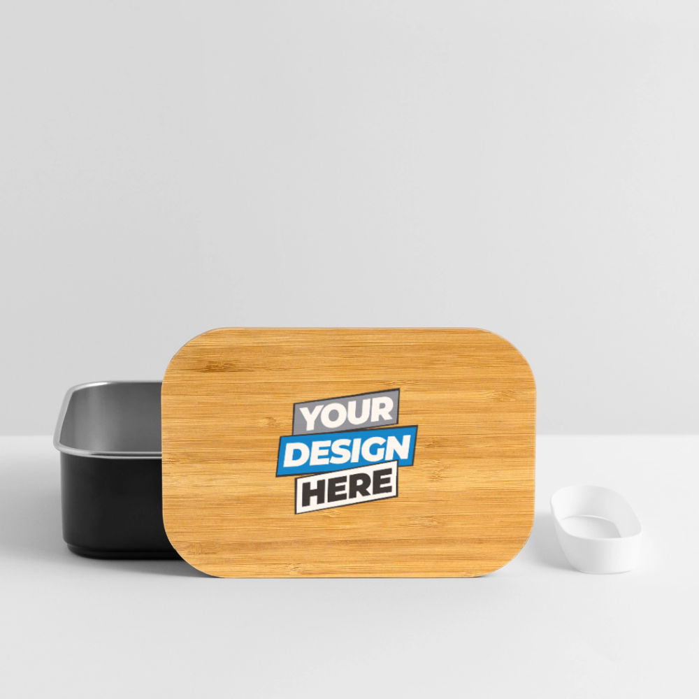 Lunch Box Personalised Various Colours - black