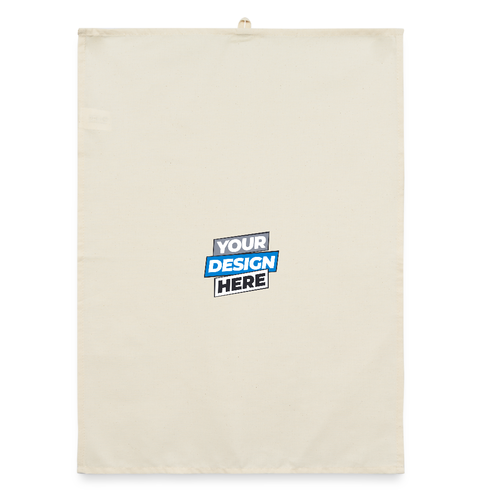 Organic Dish Towel Personalised Various Colours - nature