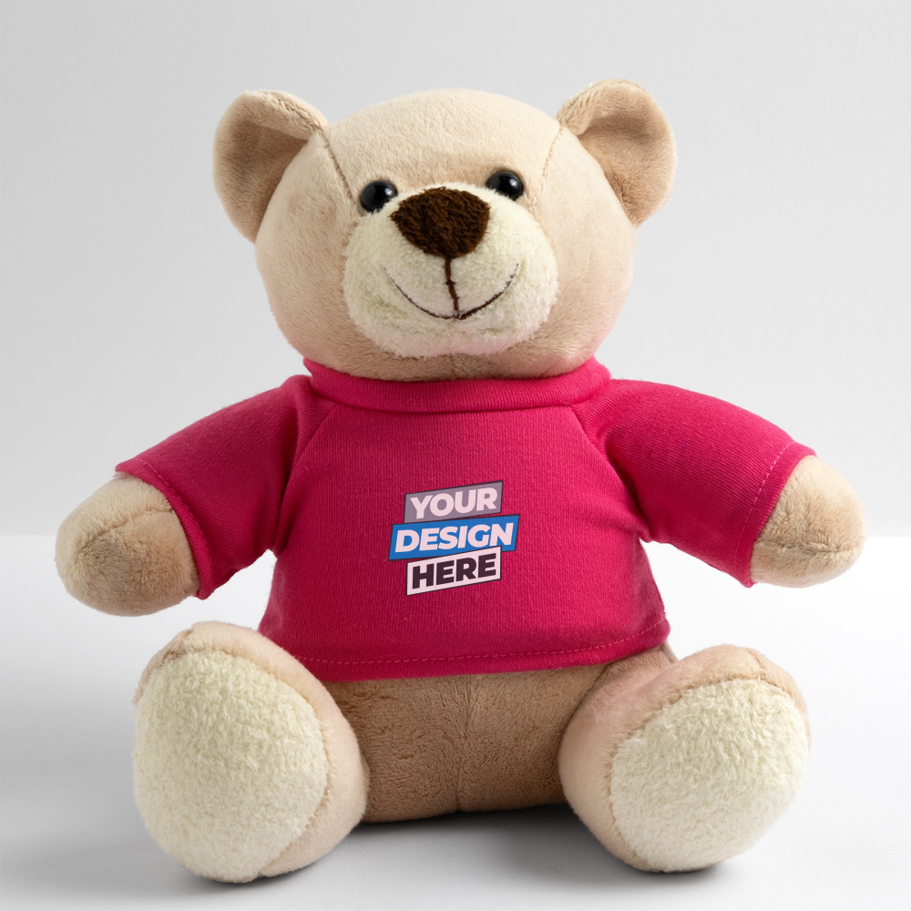 Teddy Bear Personalised Various Colours - pink