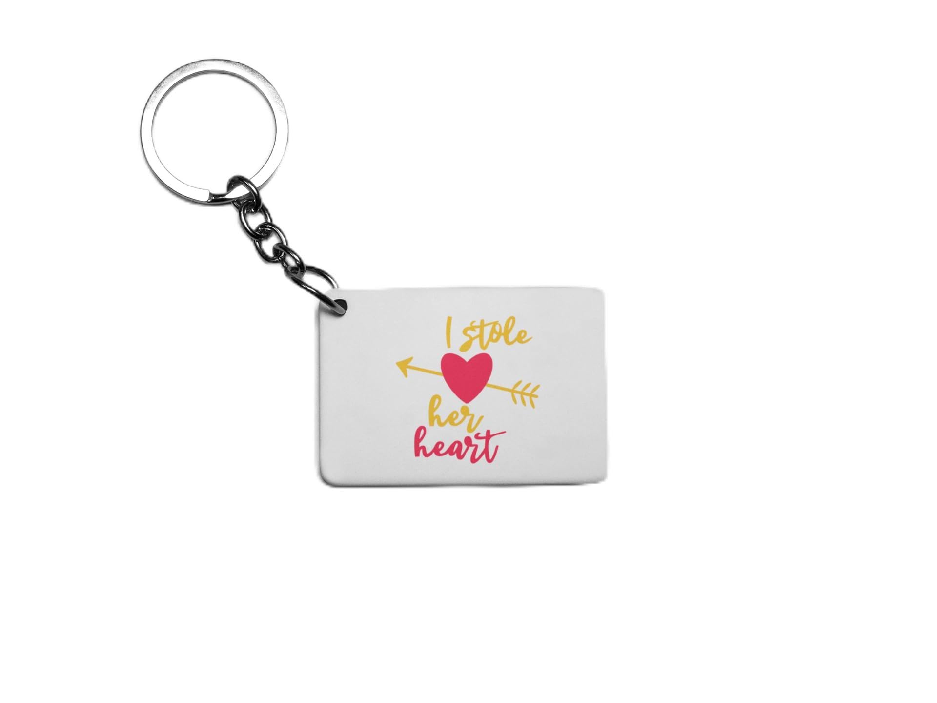 I Stole Her Heart Key Ring
