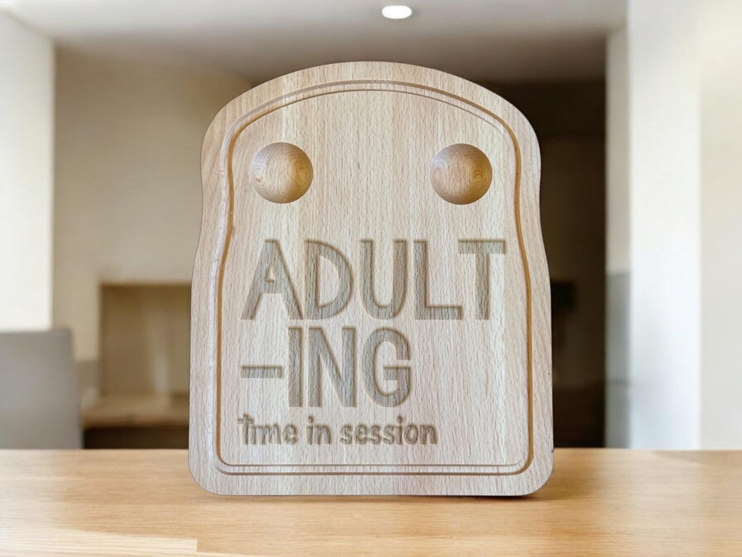 Adult-ing Time In Session Egg Board