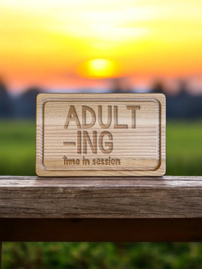 Adult-ing Time In Session Rectangle