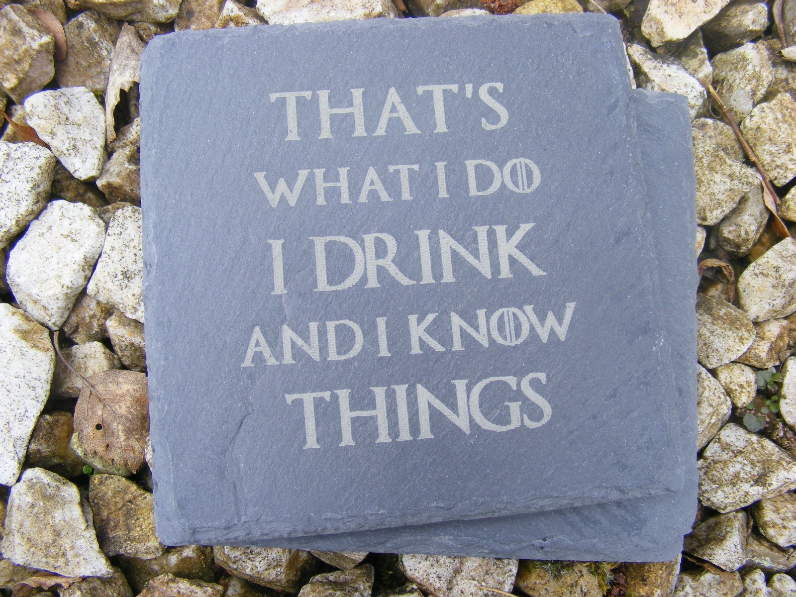 GAME OF THRONES I DRINK AND I KNOW THINGS Coaster