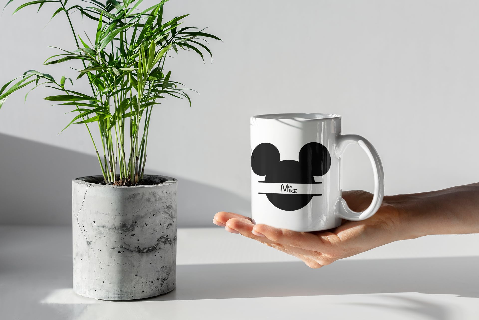 Mickey Personalised Mug Mouse Head Mug