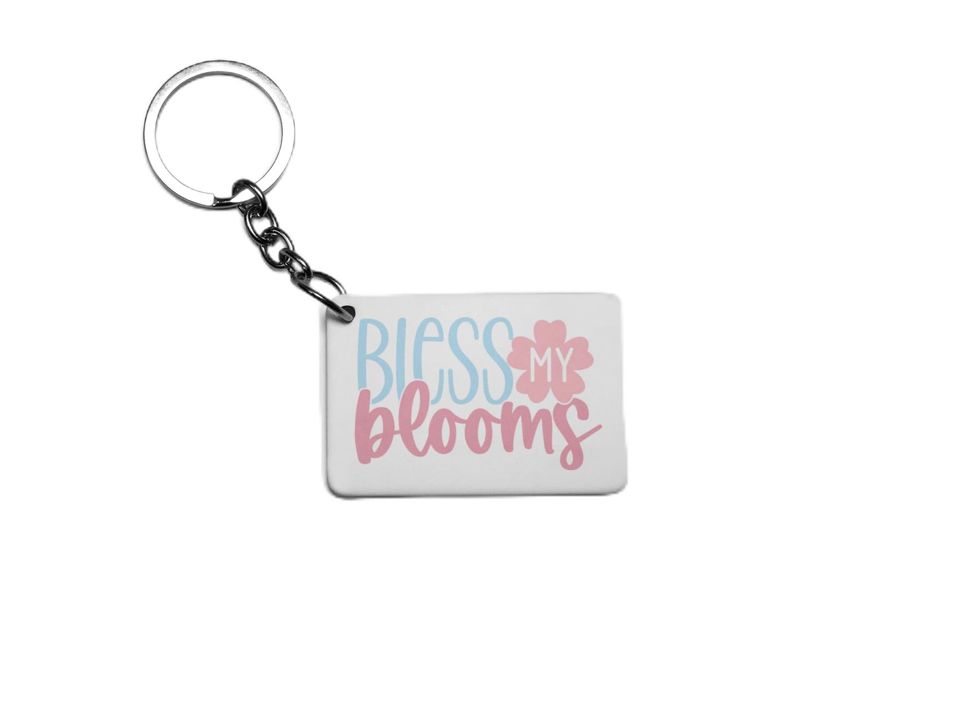 Bless My Blooms Key Ring
