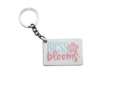 Bless My Blooms Key Ring