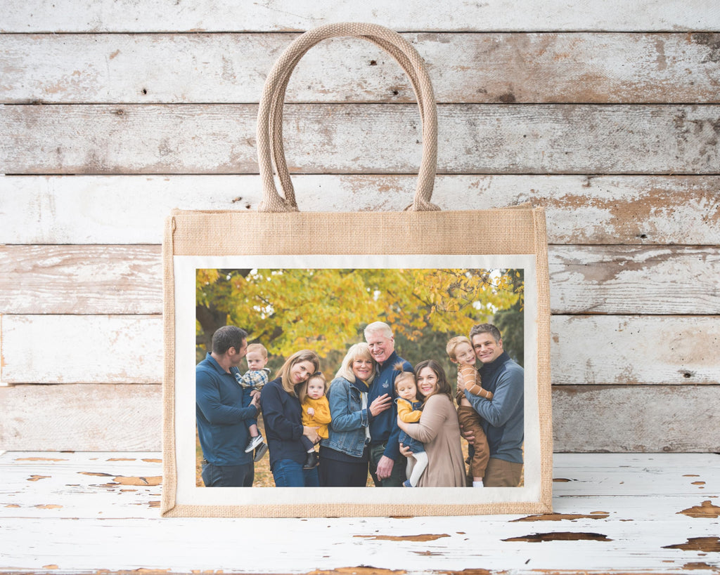 Personalised WIth Your Photo Jute Bag
