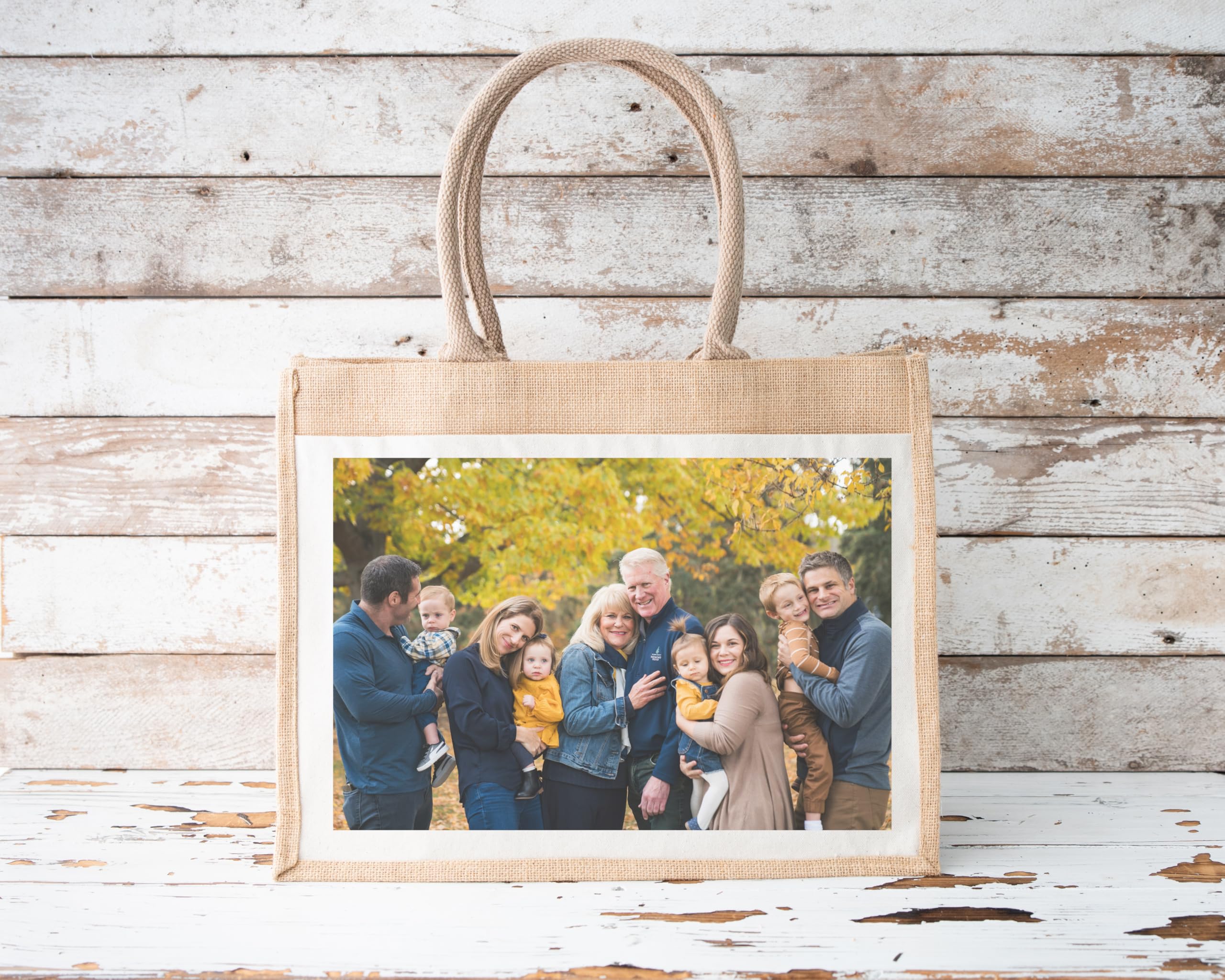 Personalised WIth Your Photo Jute Bag