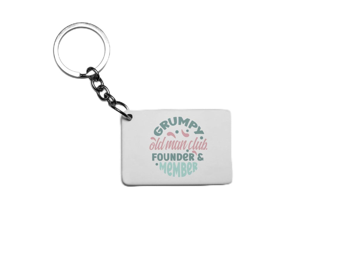 Grumpy Old Man Club Founder Member Key Ring