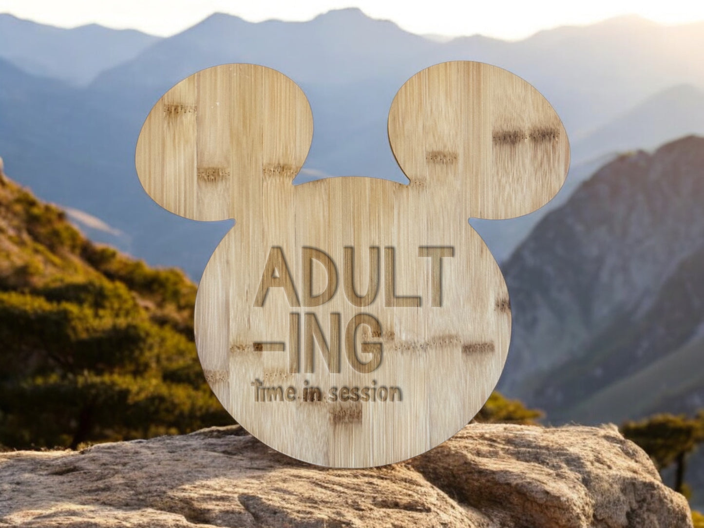 Adult-ing Time In Session Mickey Mouse Head