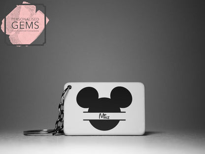 Mickey Disney Personalised Key Ring