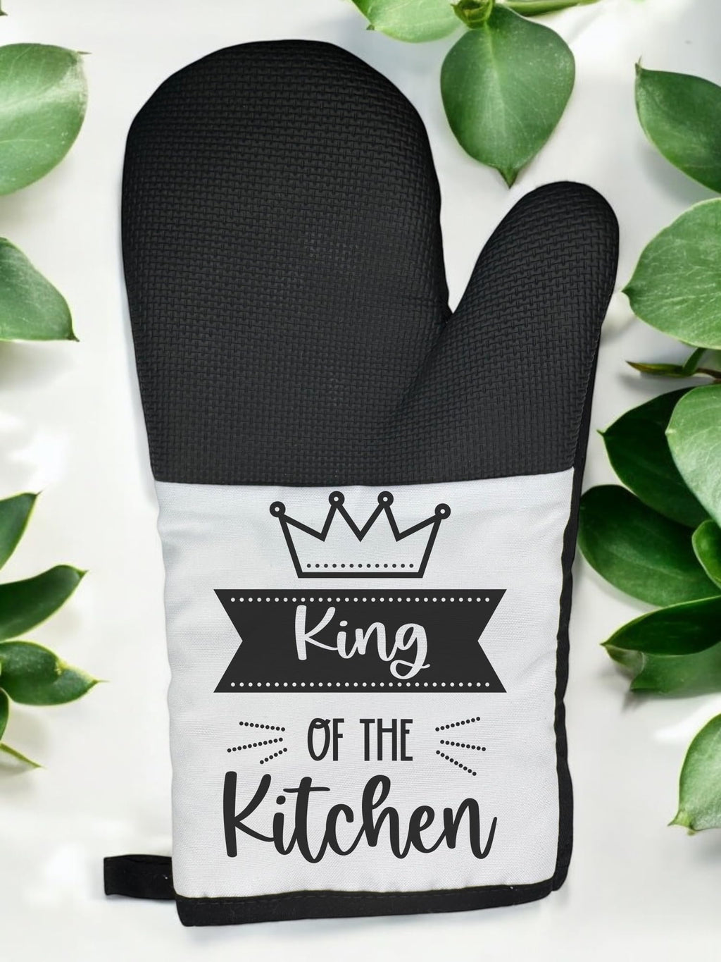 King Of The Kitchen Oven Mit Present Gift Idea Chritstmas