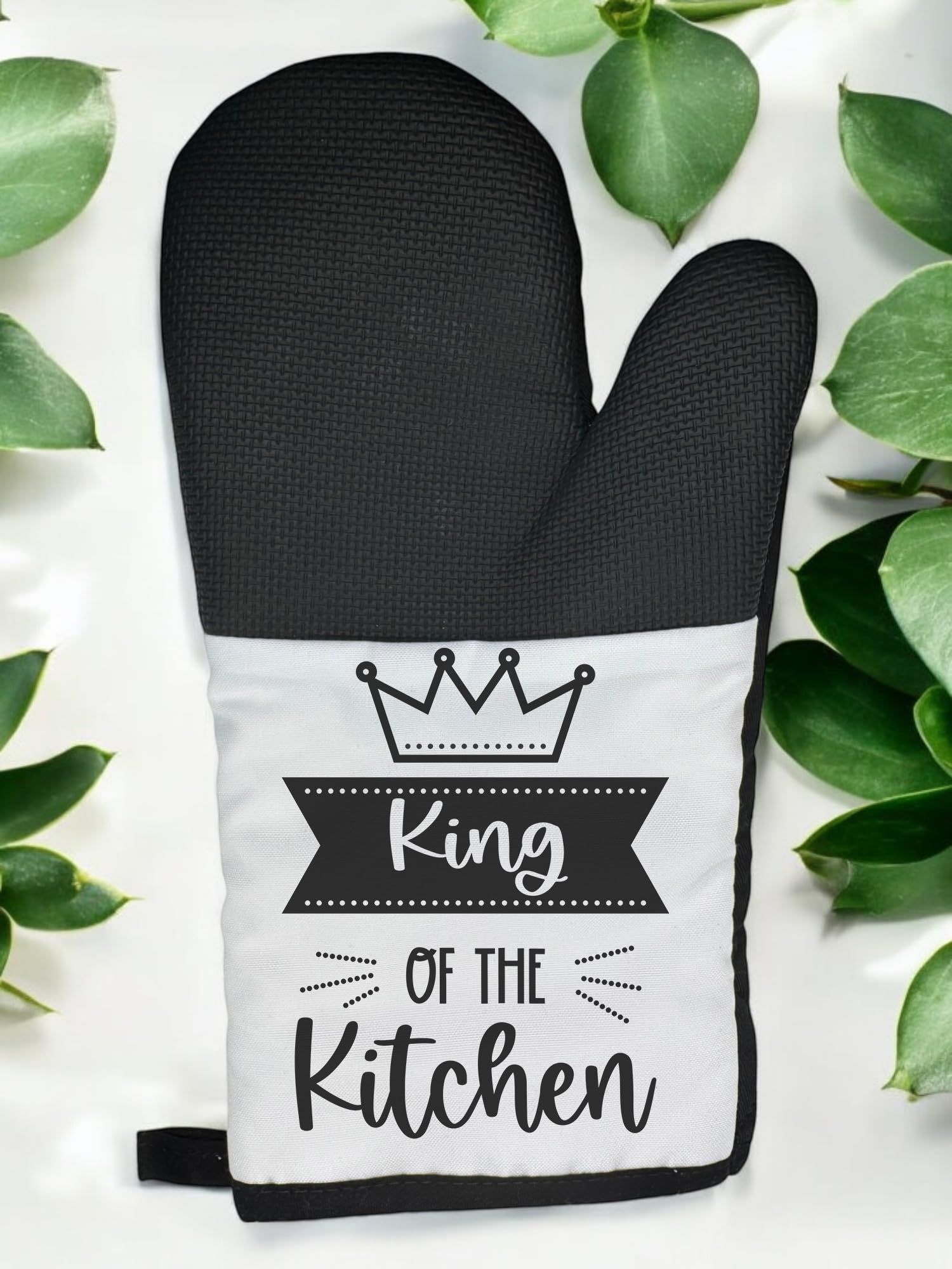 King Of The Kitchen Oven Mit Present Gift Idea Chritstmas