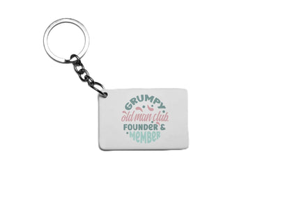 Grumpy Old Man Club Founder Member Key Ring