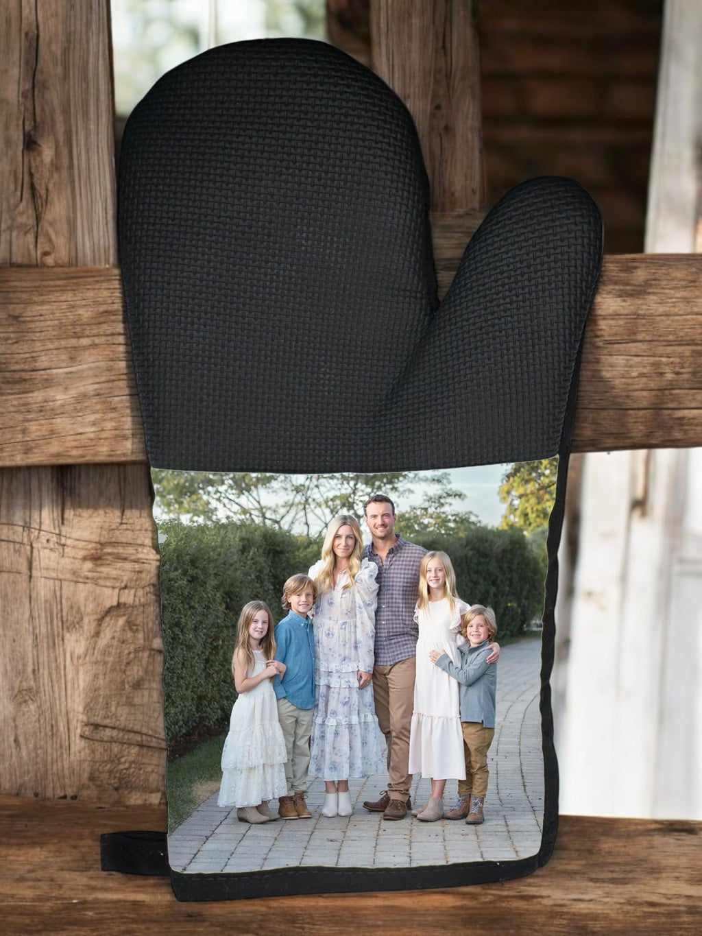 Personalised With Your Photo Kitchen Oven Mit Present Gift Idea Chritstmas