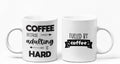 Coffee Because Adulting is Hard Fuelled by Coffee Mug