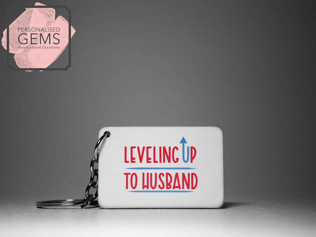 Leveling Up To Husband Key Ring