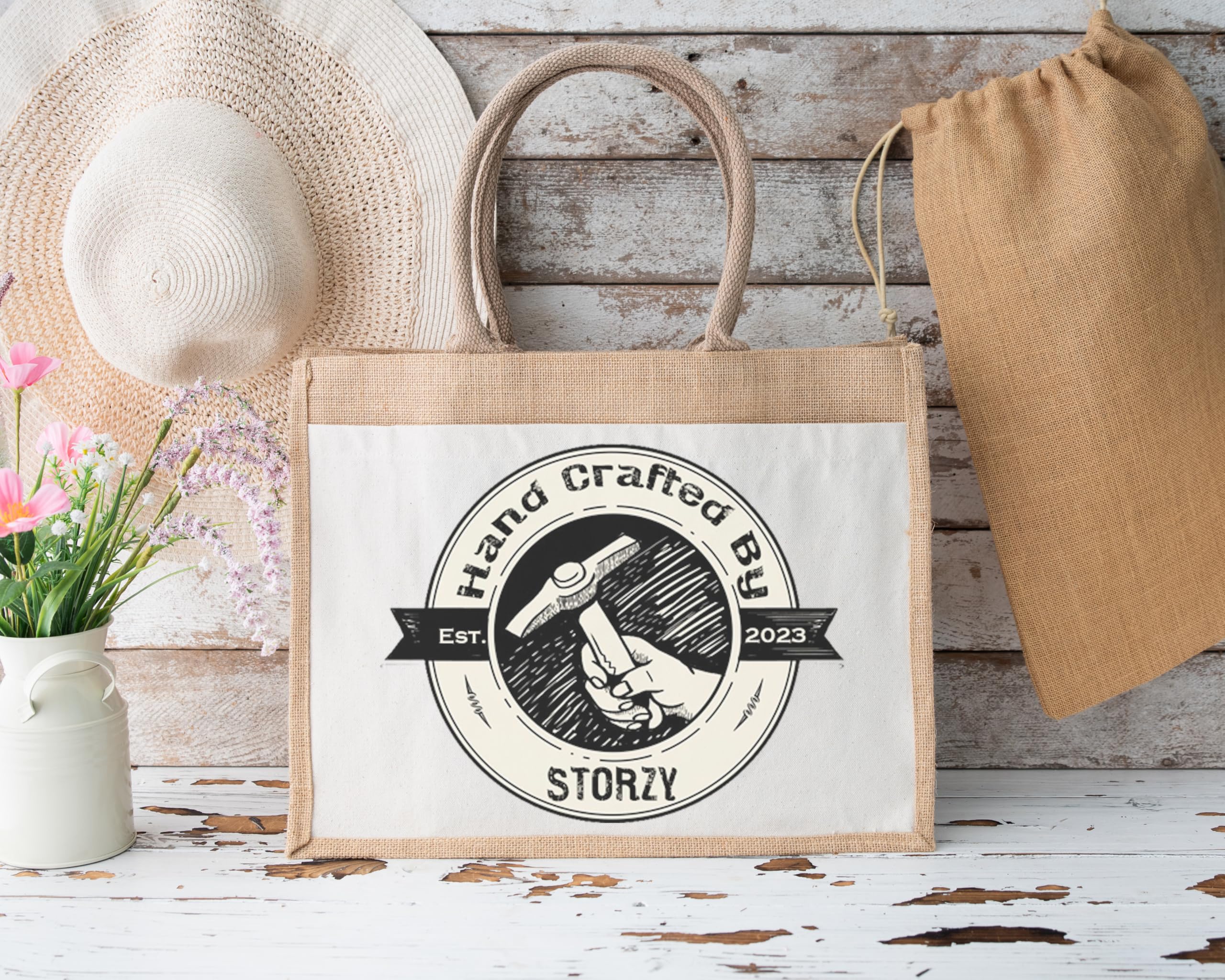 Personalise With Your Logo Jute Bag