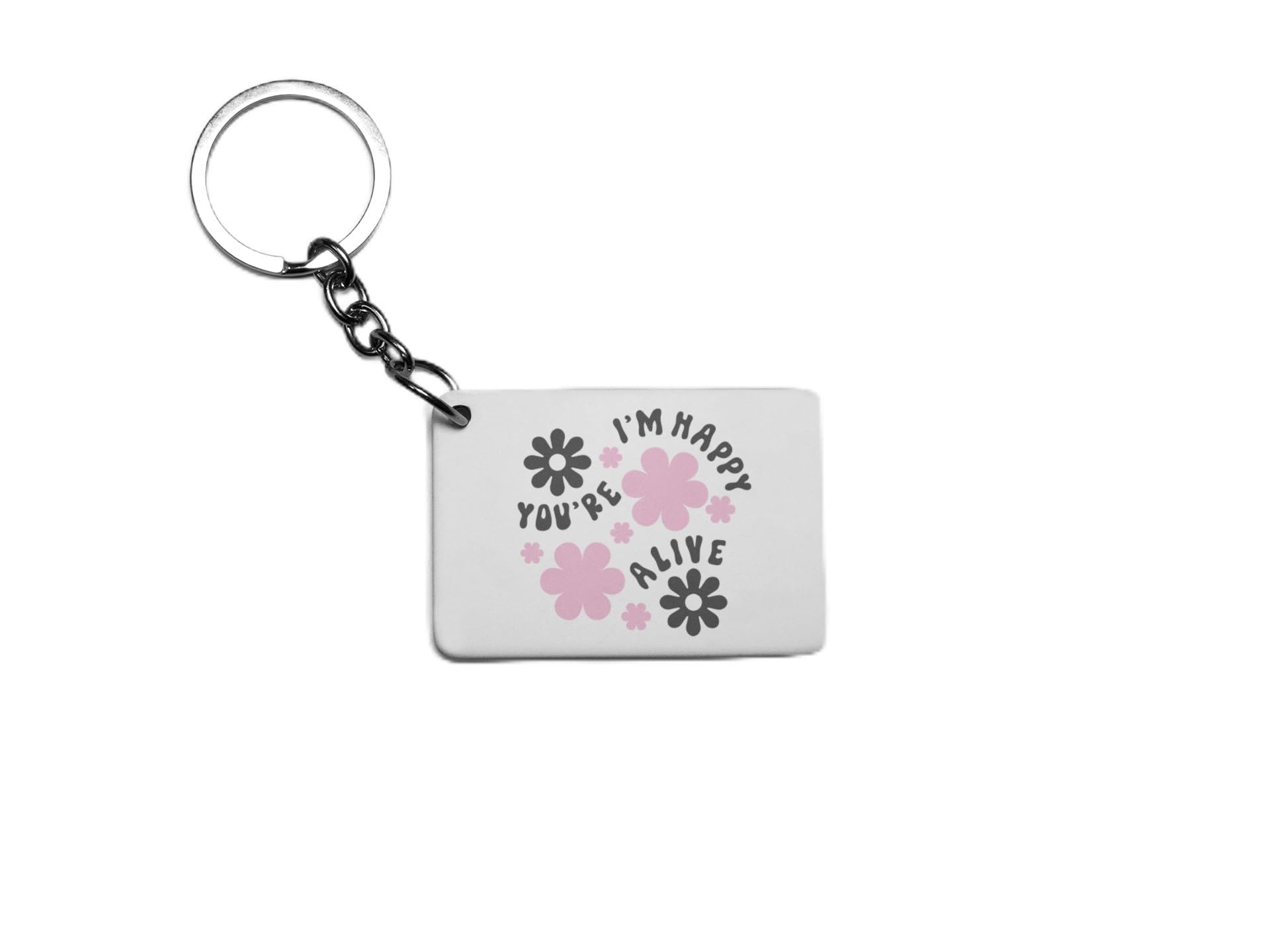 I'm Happy You're Alive Mental Health Awareness Key Ring