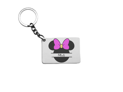 Personalised Mouse Key Ring & Minnie Key Ring