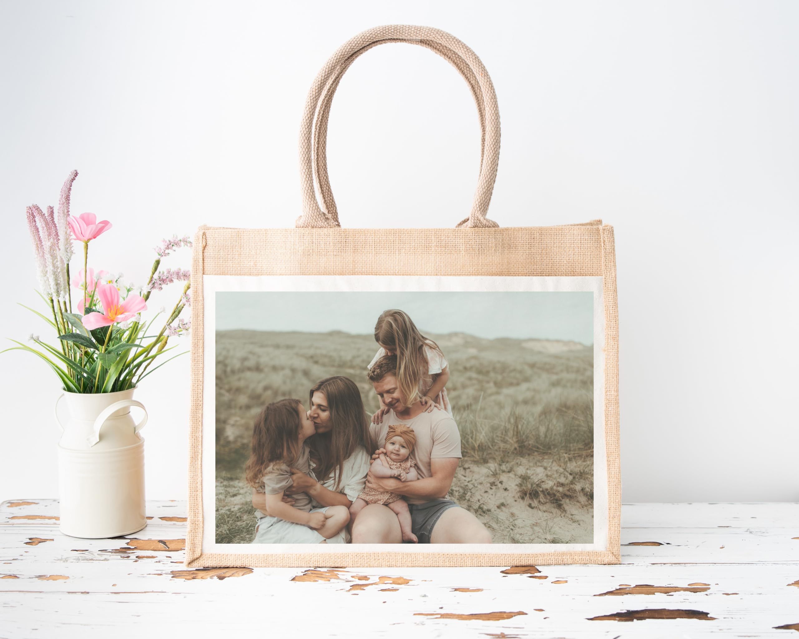 Personalised WIth Your Photo Jute Bag
