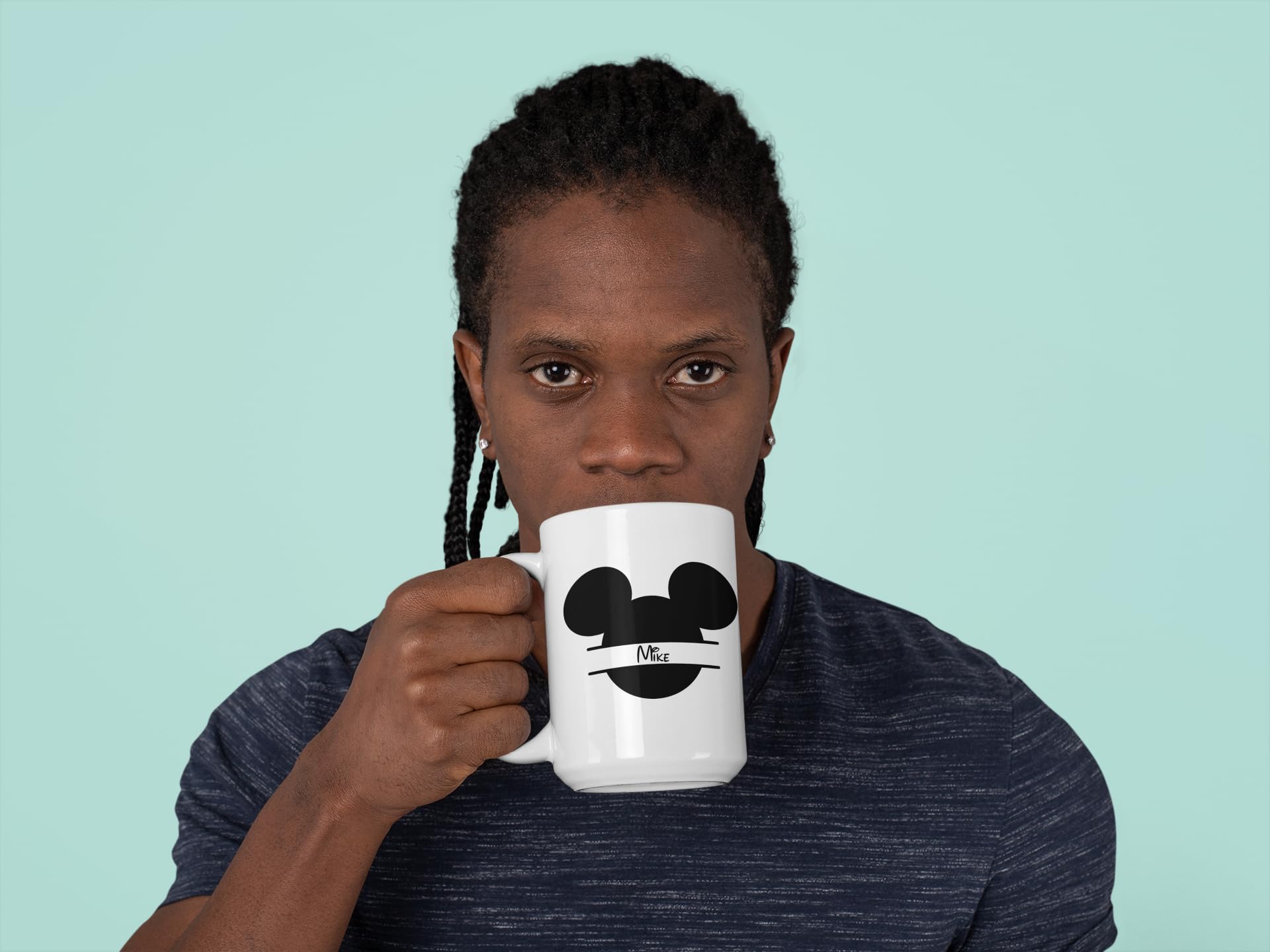 Mickey Personalised Mug Mouse Head Mug