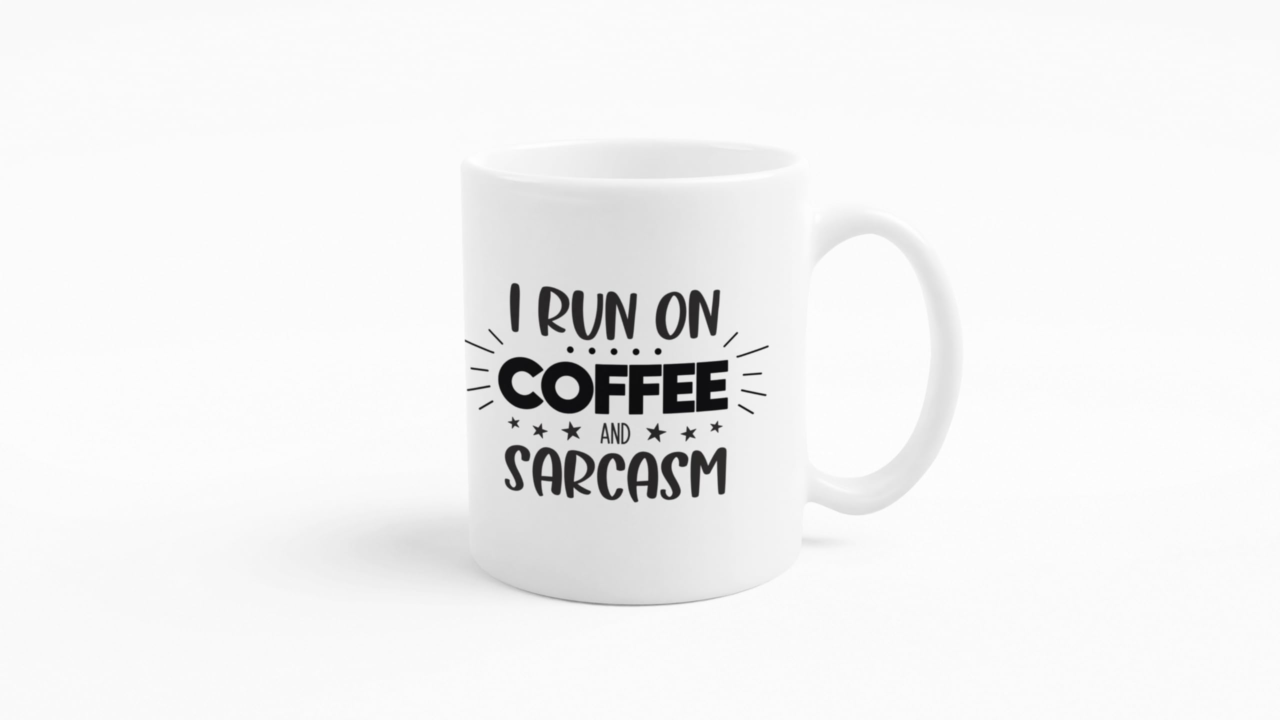 I Run On Coffee & Sarcasm Mug