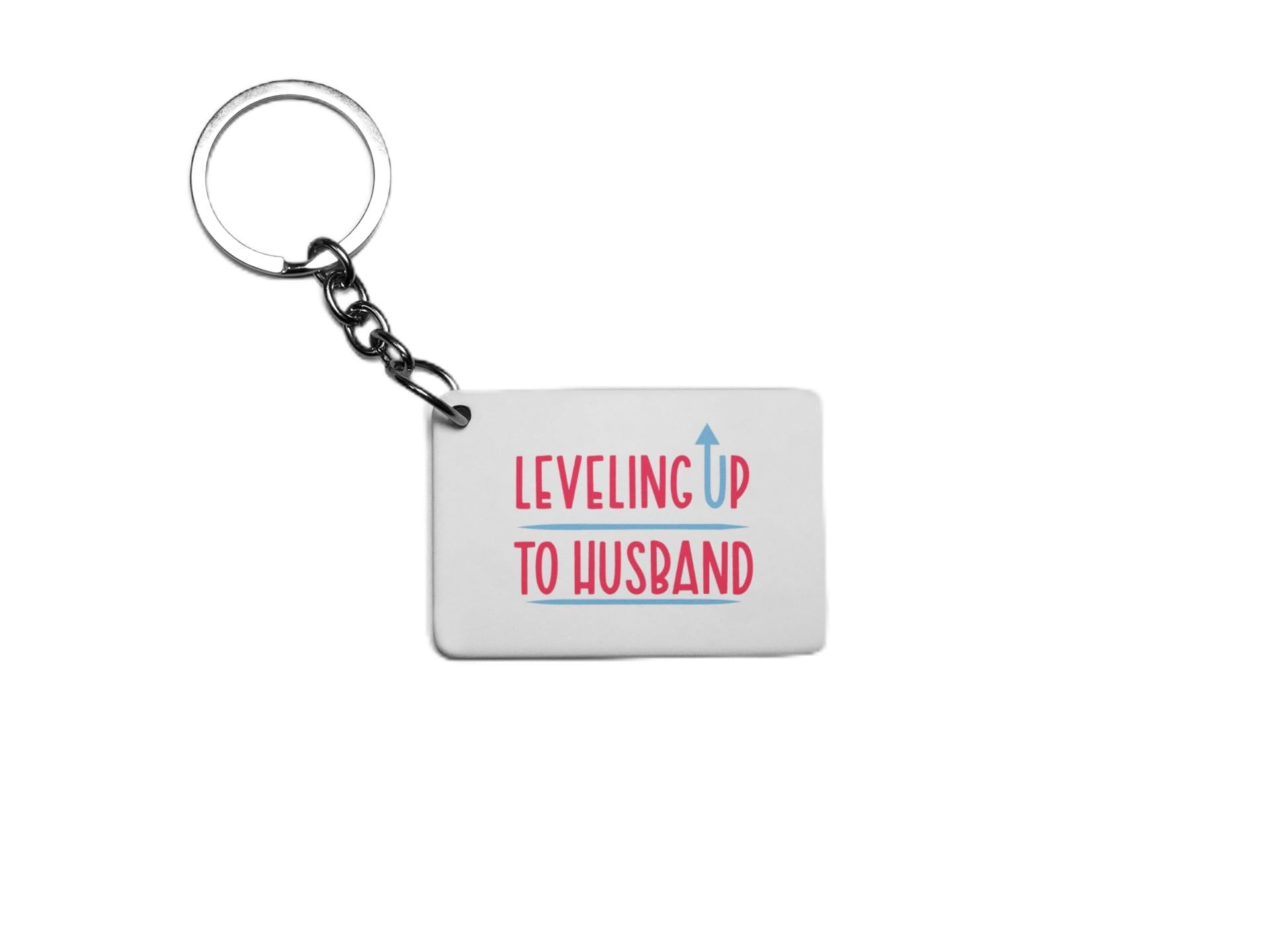 Leveling Up To Husband Key Ring