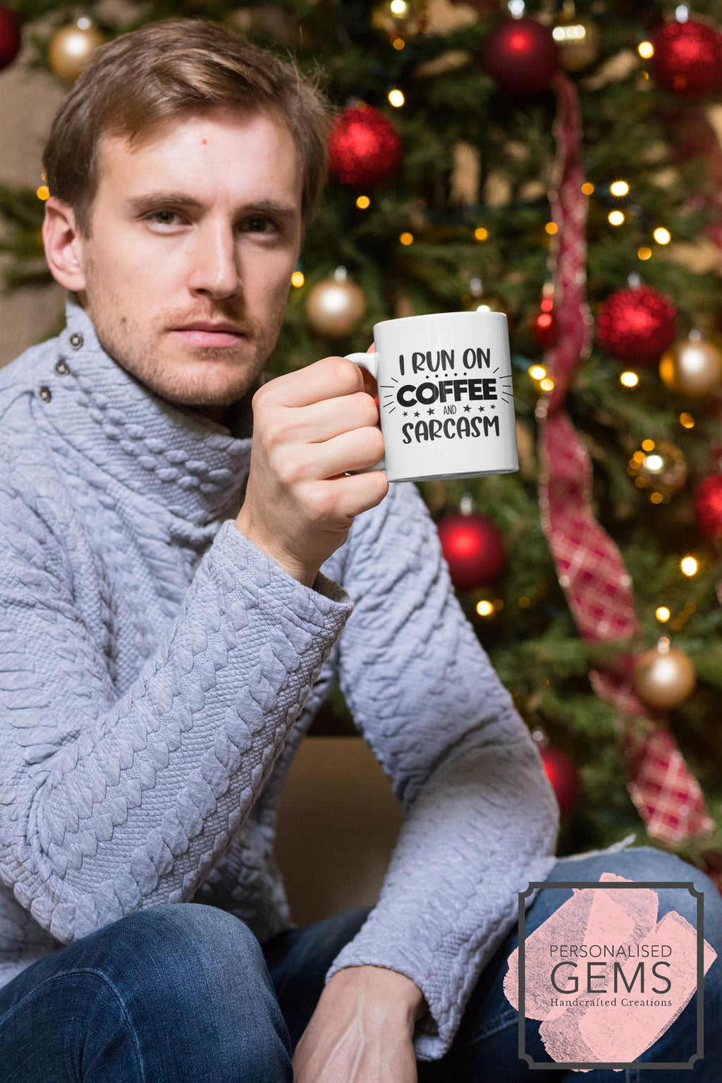 I Run On Coffee & Sarcasm Mug
