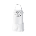 Personalised Apron 2 Line Of Text Wreath Apron