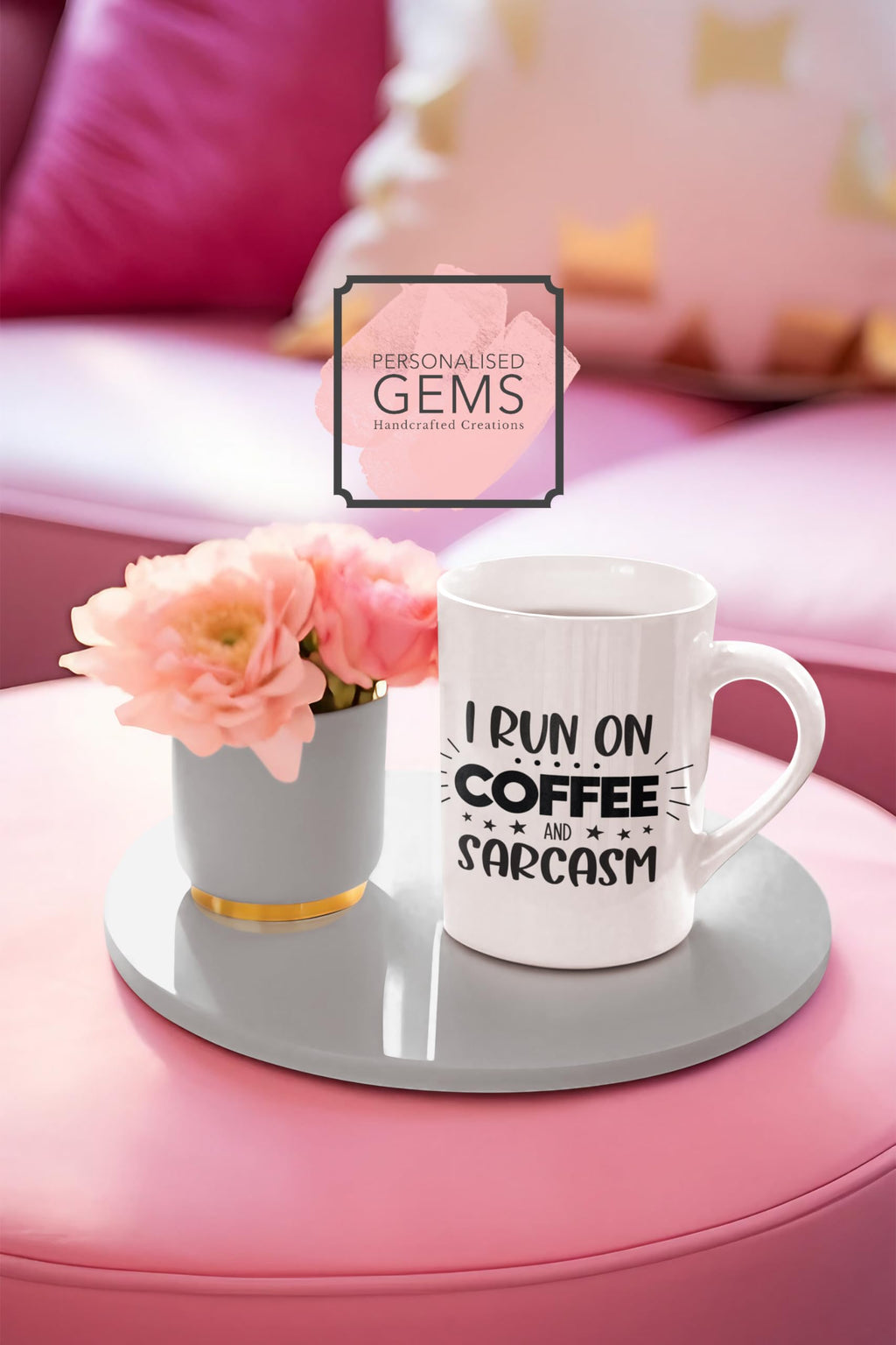 I Run On Coffee & Sarcasm Mug