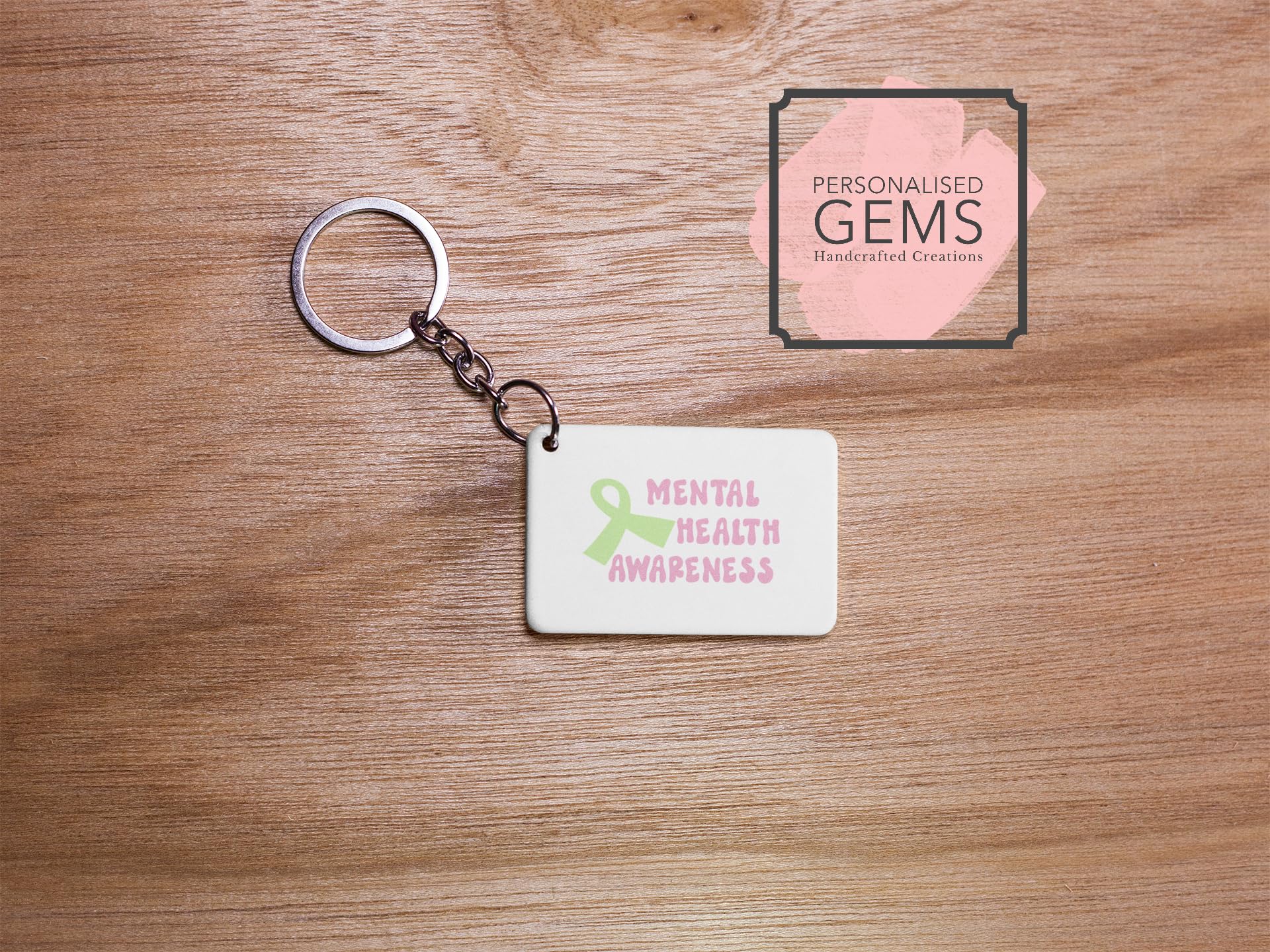 Mental Health Awareness Key Ring
